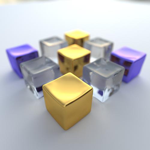 Cloth cubes tutorial result preview image